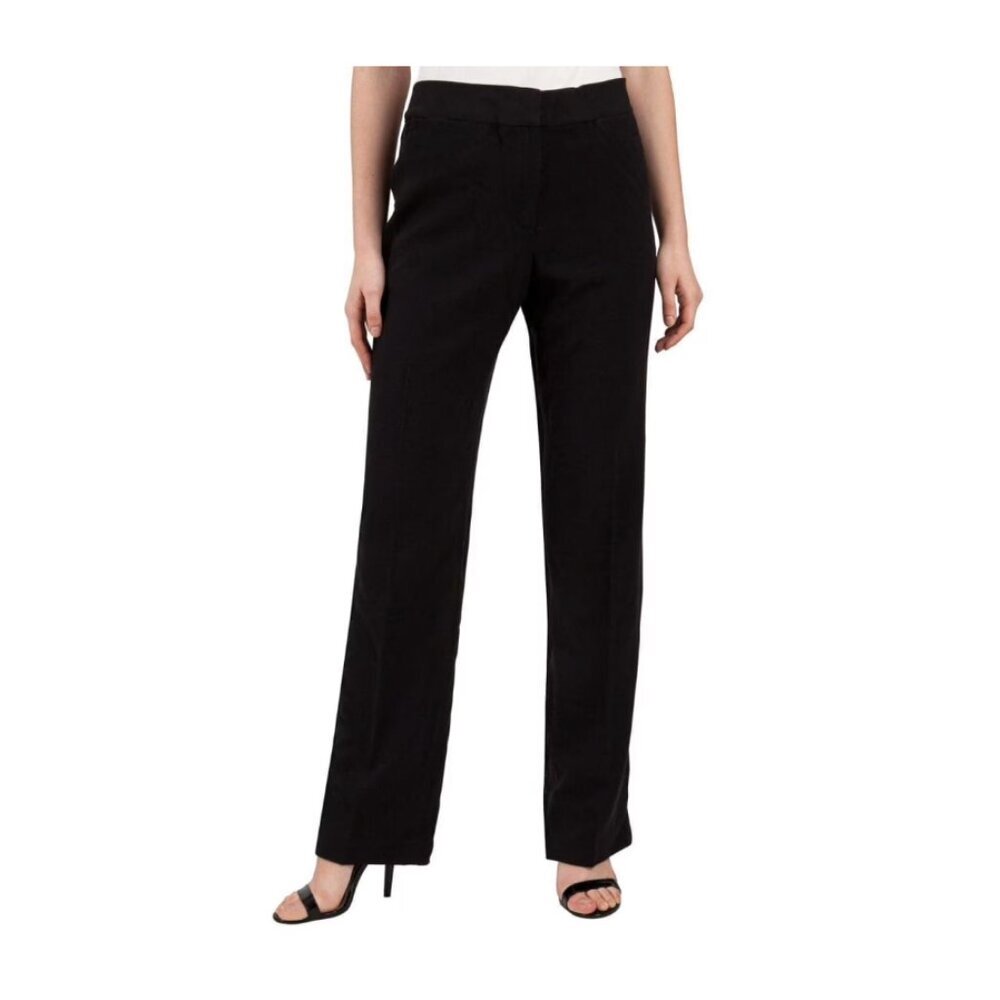 VTG Adrienne Vittadini Classico Wide Leg Trousers Black